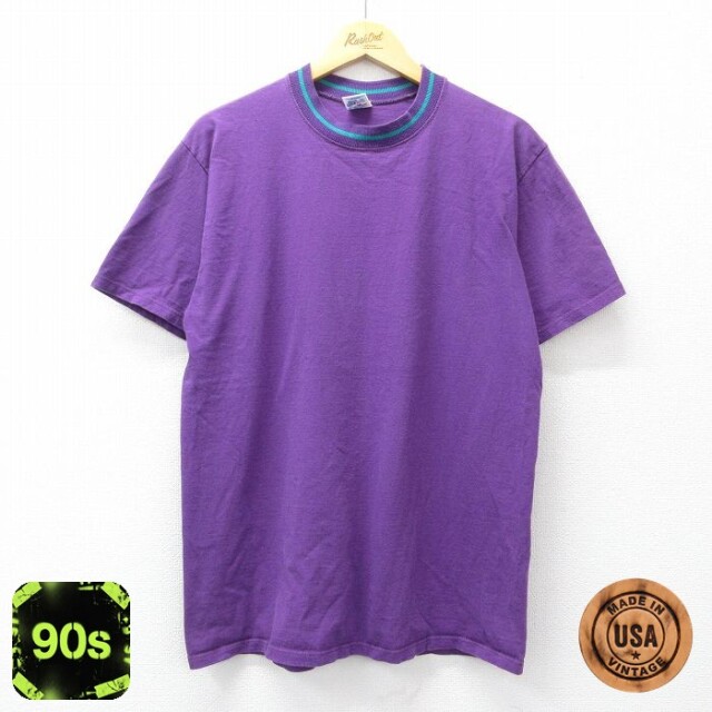 【50%OFF】ジャージーズ 90s 半袖Tシャツ パープル L | 古着