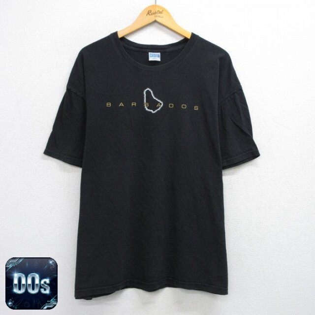 00s 半袖Tシャツ BARBADOS ブラック XL | 古着