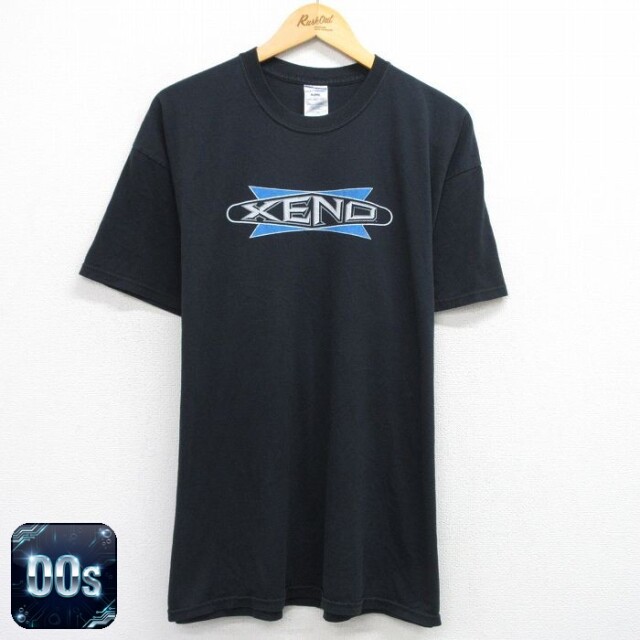 00s 半袖Tシャツ XENO ブラック XL | 古着