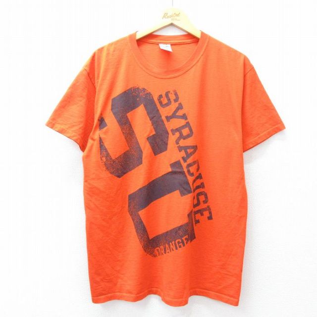 ジャージーズ 00s 半袖Tシャツ シラキュース オレンジ L | 古着
