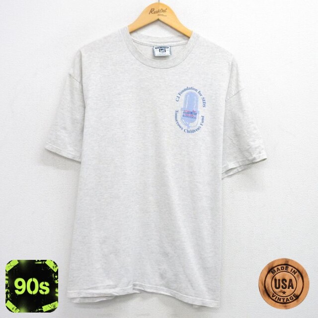 リー 90s 半袖Tシャツ マイク グレー XL | 古着