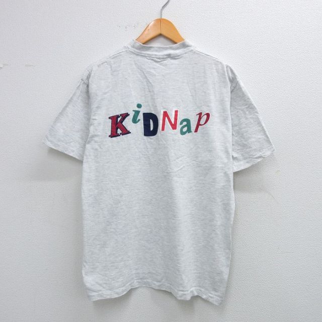 オニータ 90s 半袖Tシャツ KIDNAP グレー XL | 古着