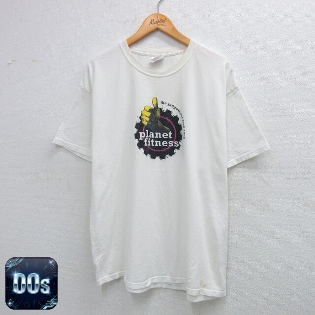 ヘインズ 00s 半袖Tシャツ Planet fitness ホワイト XL | 古着