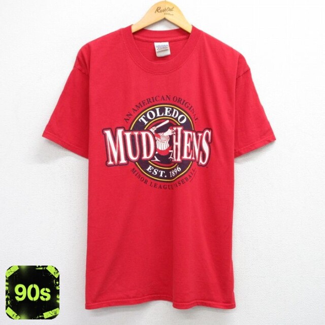 トレドマッドヘンズ 90s 半袖Tシャツ レッド L | 古着