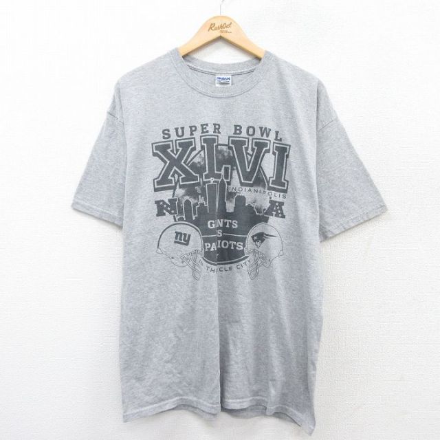 00s 半袖Tシャツ NFLニューヨークジャイアンツ グレー XL | 古着