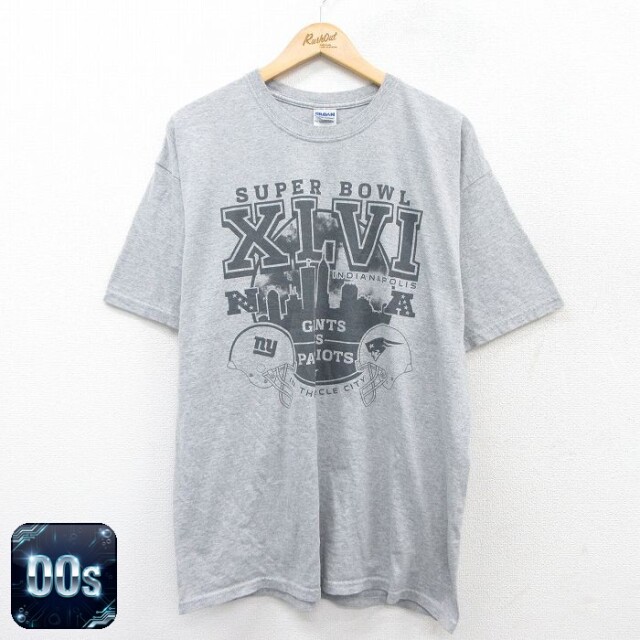 【50%OFF】00s 半袖Tシャツ NFLニューヨークジャイアンツ グレー XL | 古着