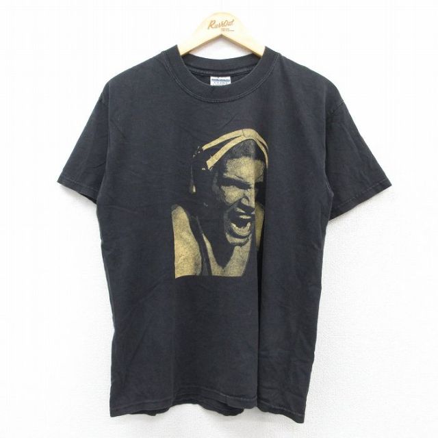 00s 半袖Tシャツ レスリング ブラック L | 古着