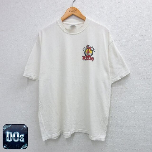 ジャージーズ 00s 半袖Tシャツ REDSカジノ ホワイト XL | 古着