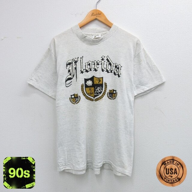 90s 半袖Tシャツ フロリダ グレー XL | 古着