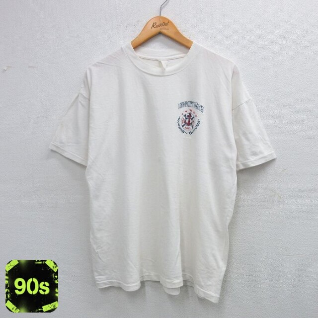 90s 半袖Tシャツ NEWPORT BEACH ホワイト XL | 古着