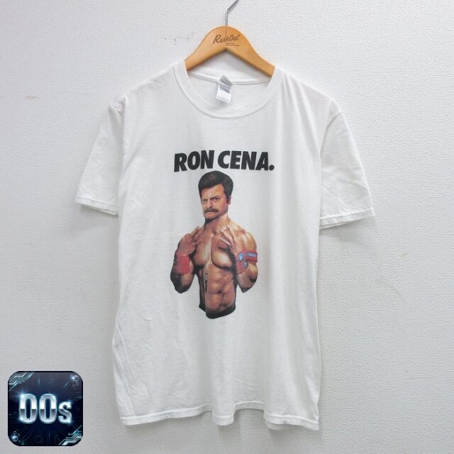 00s 半袖Tシャツ RON CENA ホワイト L | 古着