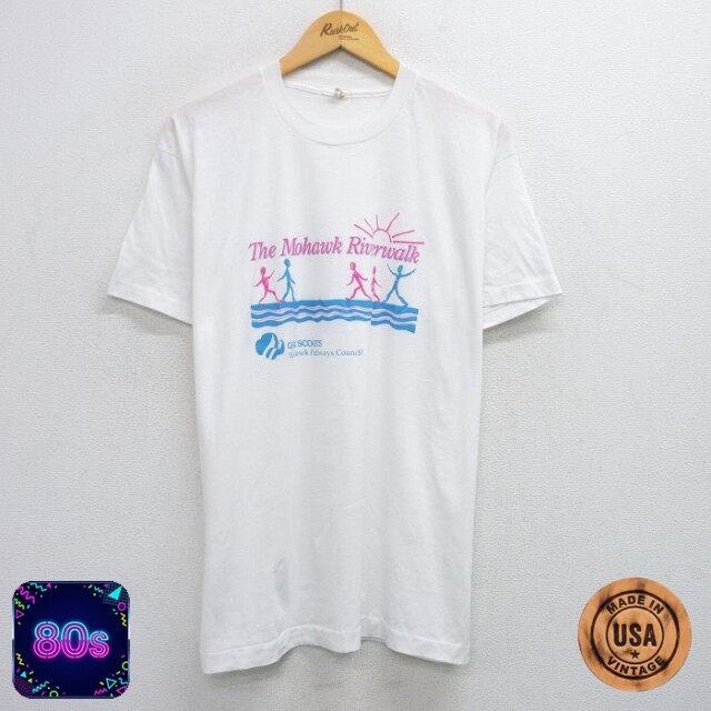 スクリーンスターズ 80s 半袖Tシャツ Riverwalk ホワイト XL | 古着
