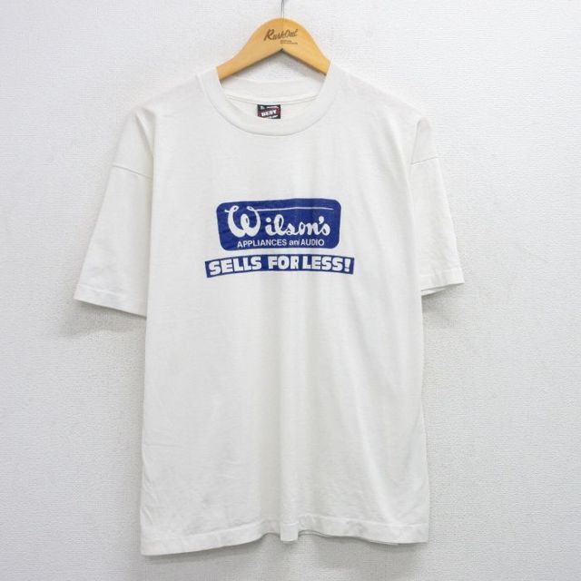 フルーツオブザルーム 90s 半袖Tシャツ Wilsons ホワイト XL | 古着