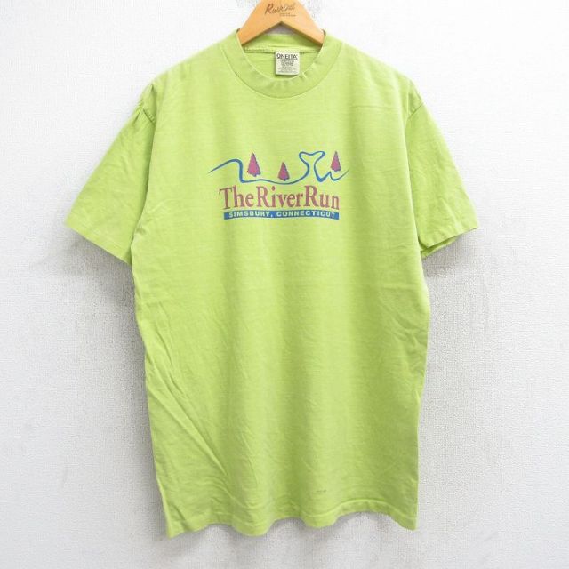 90s古着　ヴィンテージ　オニータ　Tシャツ　今日の気分　顔の表情30種 古着通販 L☆古着 オニータ ONEITA 半袖 ビンテージ Tシャツ メンズ 90
