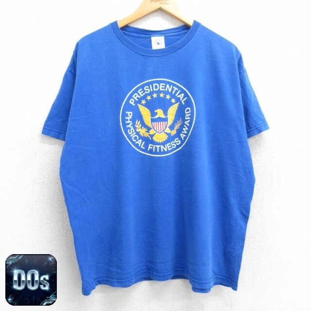 00s 半袖Tシャツ 鳥 ブルー XL | 古着