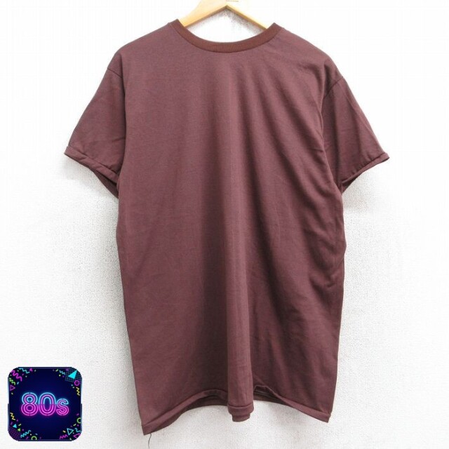 【50%OFF】80s 半袖Tシャツ ブラウン XL | 古着