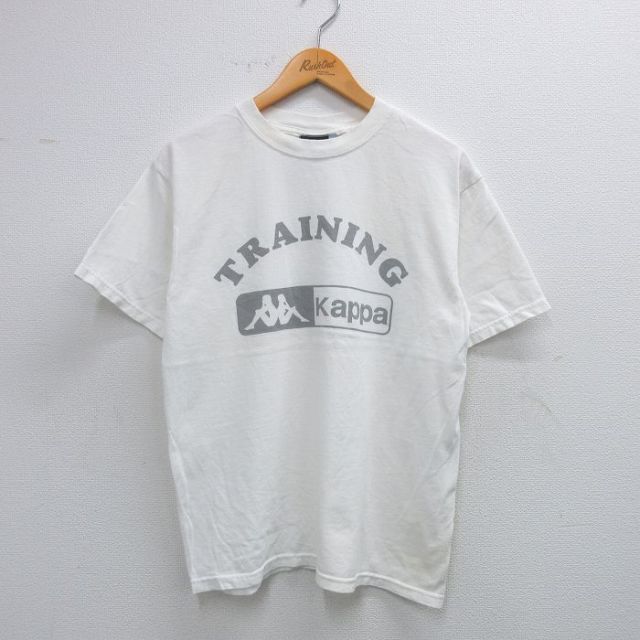 【50%OFF】カッパ 00s 半袖Tシャツ ビッグロゴ ホワイト M | 古着