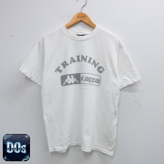 カッパ 00s 半袖Tシャツ ビッグロゴ ホワイト M | 古着