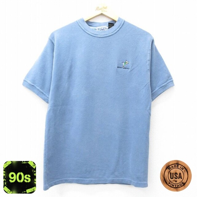 90s 半袖Tシャツ 馬 ネイビー M | 古着