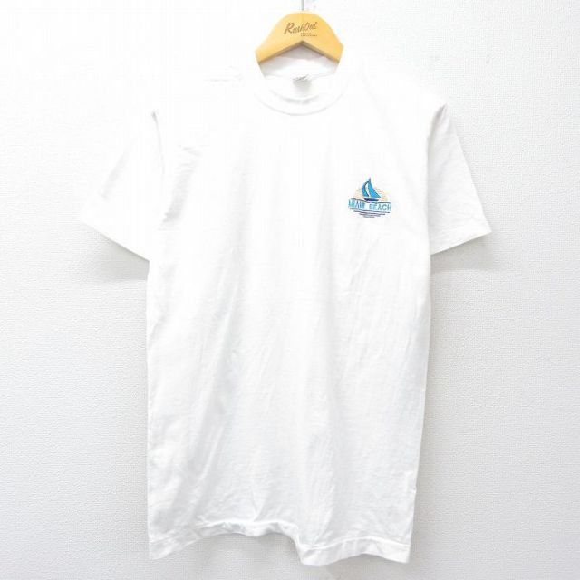 フルーツオブザルーム 90s 半袖Tシャツ マイアミビーチ ホワイト M | 古着