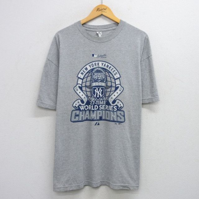 00s 半袖Tシャツ ニューヨークヤンキース グレー XL | 古着