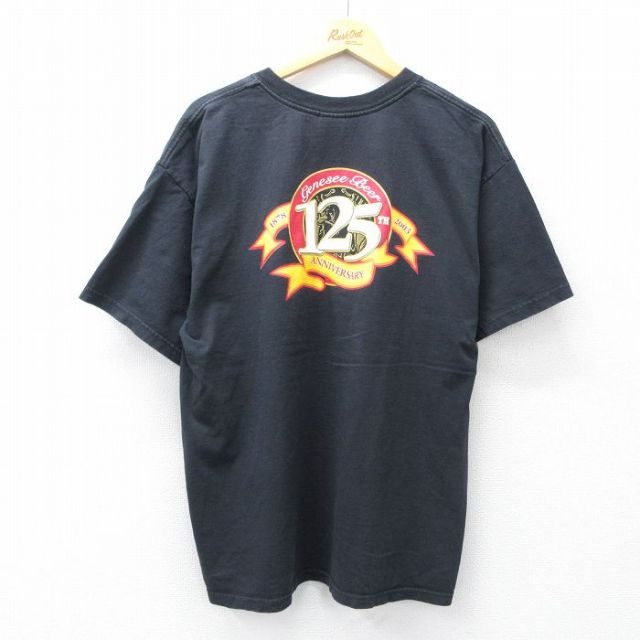 【50%OFF】XL★古着 半袖 ビンテージ Tシャツ メンズ 00年代 00s ギネスビール 大きいサイズ コットン クルーネック 黒 ブラック 25aug19 中古