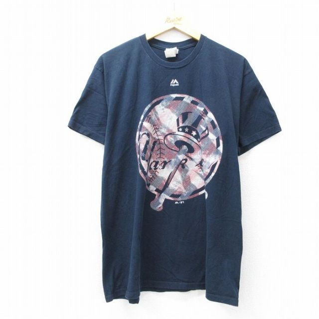 【50%OFF】00s 半袖Tシャツ ニューヨークヤンキース ネイビー XL | 古着