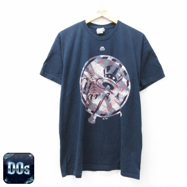 00s 半袖Tシャツ ニューヨークヤンキース ネイビー XL | 古着