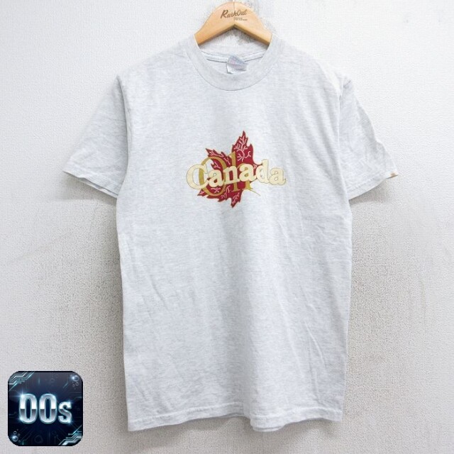 00s 半袖Tシャツ カナダ グレー M | 古着