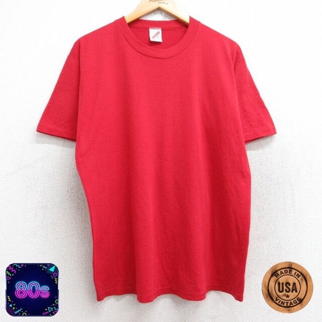 ジャージーズ 80s 半袖Tシャツ レッド L | 古着