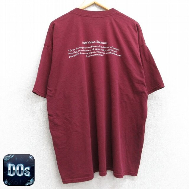 00s 半袖Tシャツ LNBメッセージ レッド XL | 古着