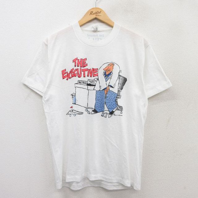 古着通販 M☆古着 半袖 ビンテージ Tシャツ メンズ 80年代 80s