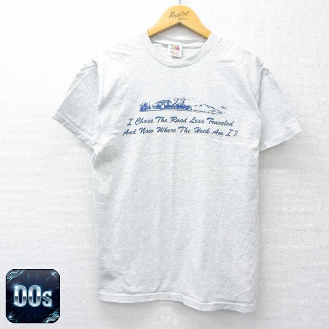 フルーツオブザルーム 00s 半袖Tシャツ 車 グレー M | 古着