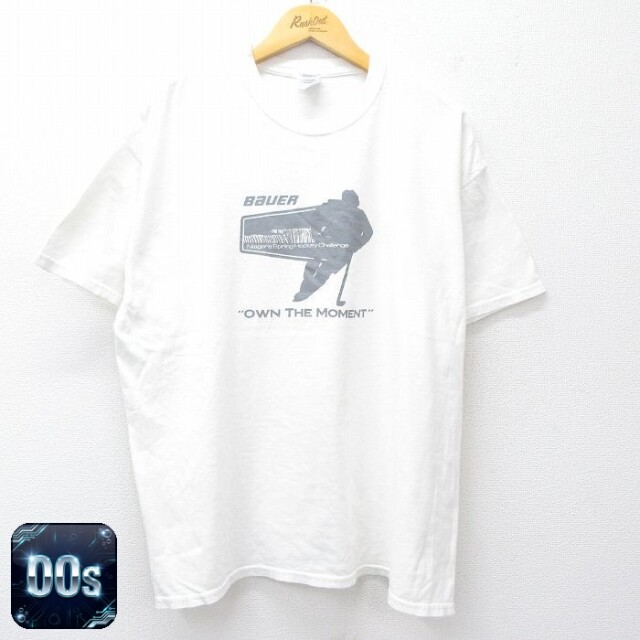 00s 半袖Tシャツ ナイアガラアイスホッケー ホワイト XL | 古着