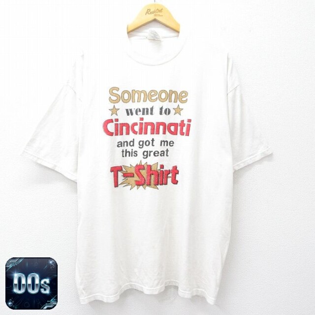 ジャージーズ 00s 半袖Tシャツ シンシナティ ホワイト XL | 古着