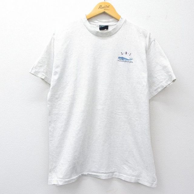 90s 半袖Tシャツ クジラ グレー L | 古着