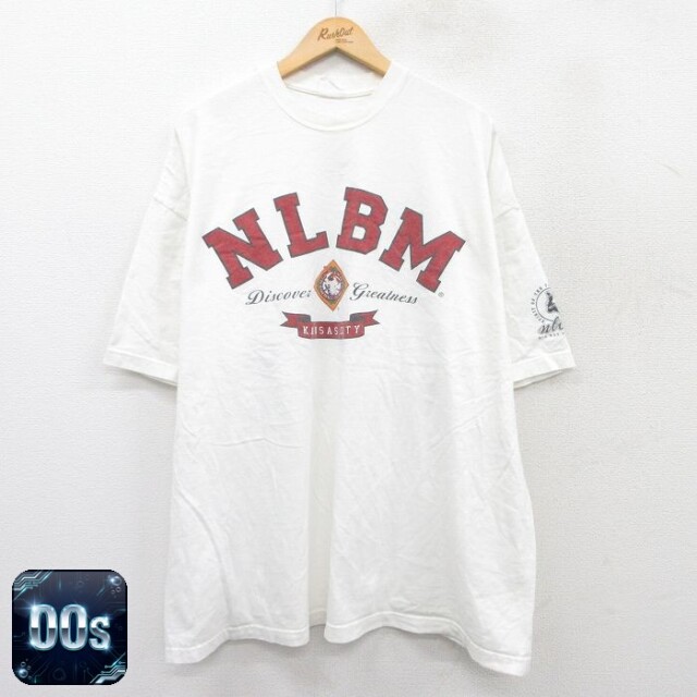 00s 半袖Tシャツ NLBM ホワイト XL | 古着