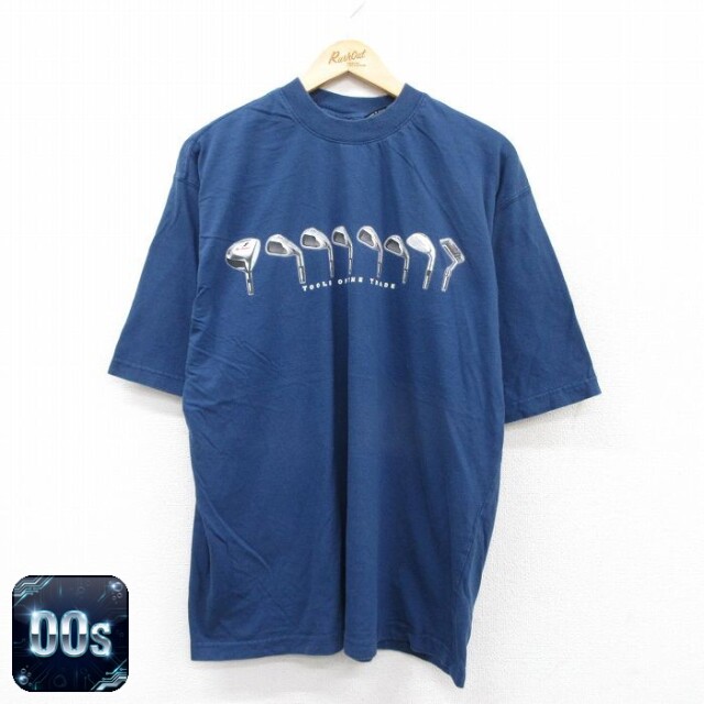 FADED GLORY 00s 半袖Tシャツ ゴルフクラブ ネイビー XL | 古着