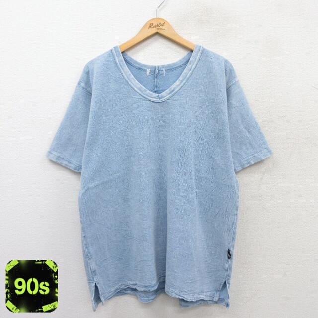【50%OFF】90s 半袖Tシャツ EZZE WEAR ネイビー XL | 古着