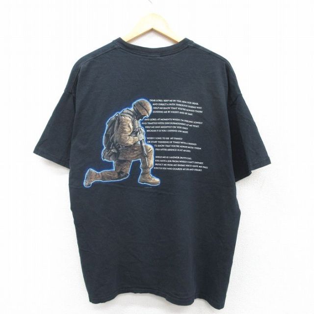 00s 半袖Tシャツ VALOR SERVICE HONOR ブラック XL | 古着