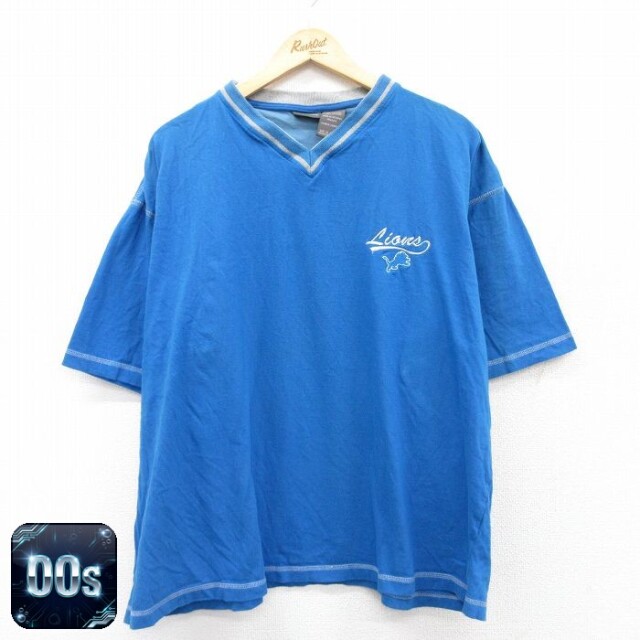 00s 半袖Tシャツ Lions ブルー XL | 古着