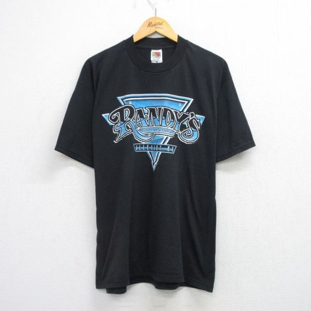 フルーツオブザルーム 00s 半袖Tシャツ RANDYS ブラック XL | 古着