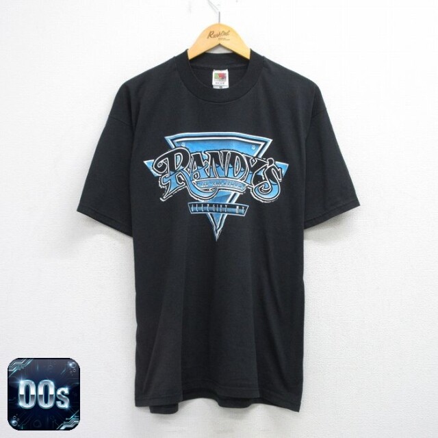 フルーツオブザルーム 00s 半袖Tシャツ RANDYS ブラック XL | 古着