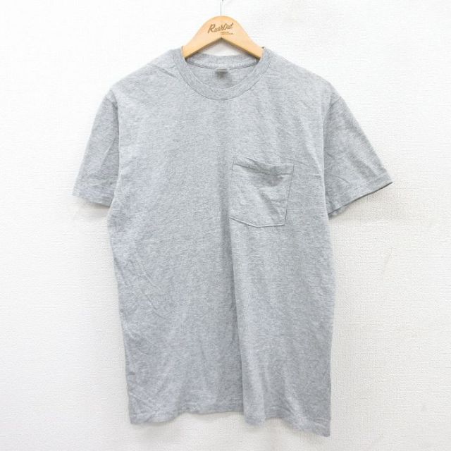 フルーツオブザルーム 00s 半袖Tシャツ 胸ポケット グレー L | 古着