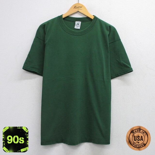 90s 半袖Tシャツ グリーン XL | 古着