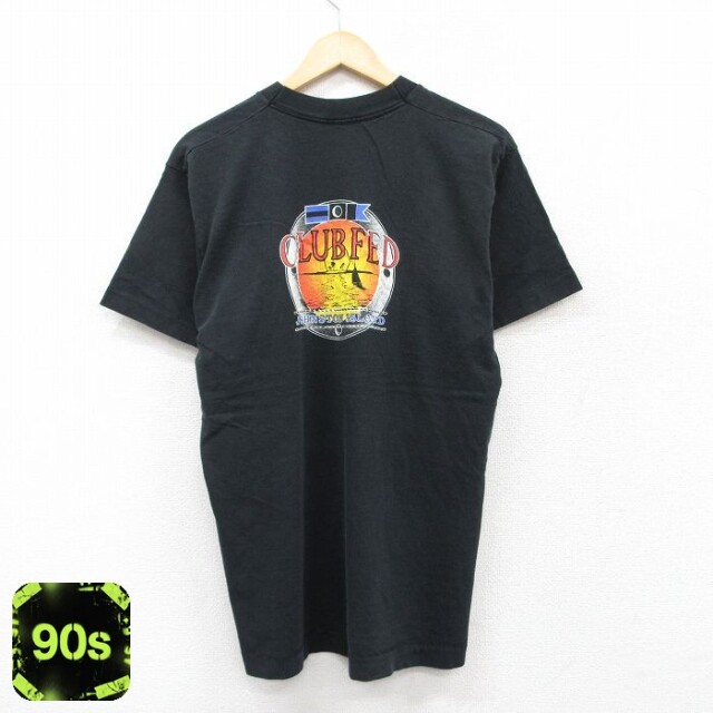 CLUB FED 90s 半袖Tシャツ ブラック L | 古着