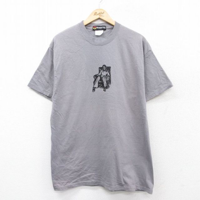 00s 半袖Tシャツ グレー L | 古着