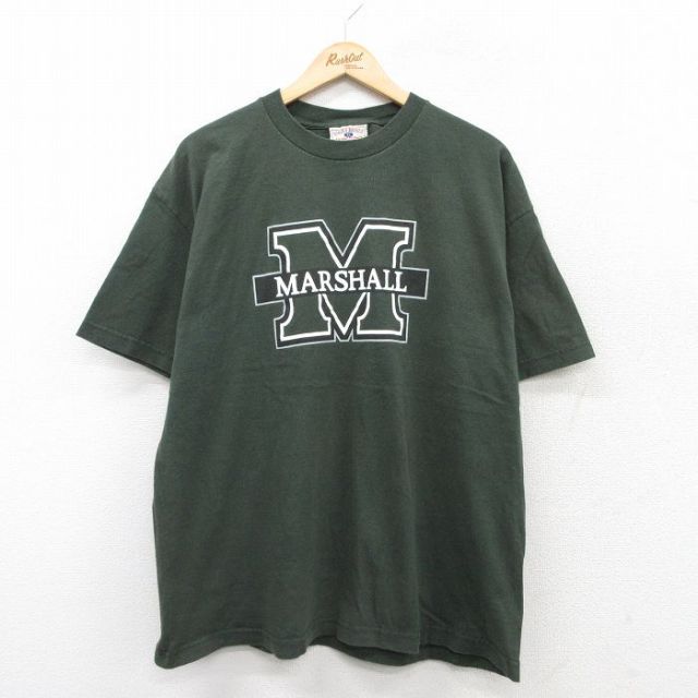 00s 半袖Tシャツ マーシャル グリーン XL | 古着