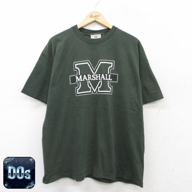00s 半袖Tシャツ マーシャル グリーン XL | 古着