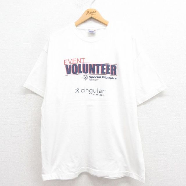 90s 半袖Tシャツ イベント ホワイト XL | 古着
